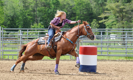 Ladies Barrel Racing